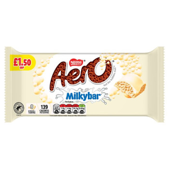 AERO® Milkybar® White Chocolate Sharing Bar 90g (15 x 90g)