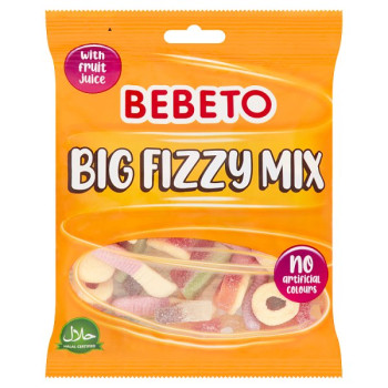 Bebeto Big Fizzy Mix 150g (40 x 150g)