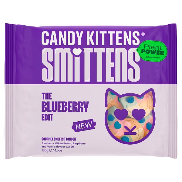 Candy Kittens Smittens Blueberry Edit Gourmet Sweets 130g (20 x 130g)