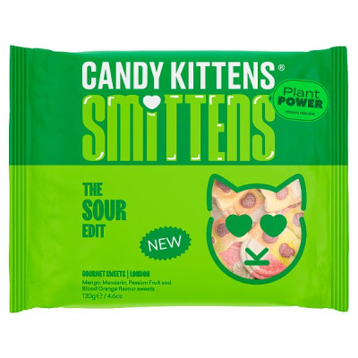Candy Kittens Smittens Sour Edit Gourmet Sweets 130g (20 x 130g)
