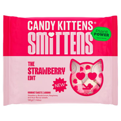 Candy Kittens Smittens Strawberry Edit Gourmet Sweets 130g (20 x 130g)