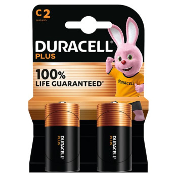 Duracell Plus 100% C 2pk (10 x 2pk)
