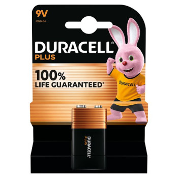 Duracell Plus 9V 1 Pack (10 x 1pk)