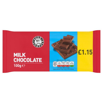 Euro Shopper Milk Chocolate 100g (28 x 100g)