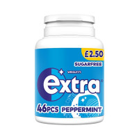 Extra Chewing Gum Bottle Sugar Free Peppermint x46 Pieces PMP £2.50 (6 x 46pk)