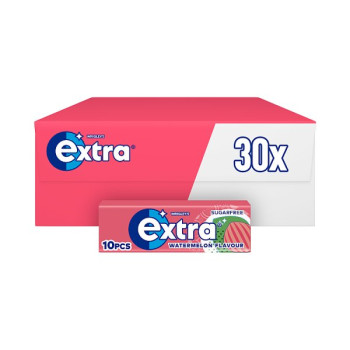 Extra Chewing Gum Sugar Free Watermelon x10 Pieces (30 x 36pk)