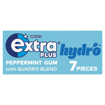 Extra plus 7 Peppermint Sugarfree Gum 15.6g (16 x 16g)