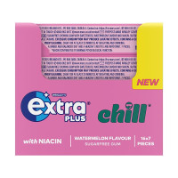 Extra plus 7 Watermelon Flavour Sugarfree Gum 15.6g (16 x 19g)