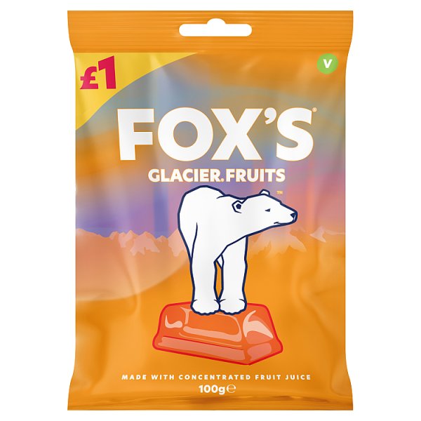 Fox's Glacier Fruits 100g (12 x 100g)