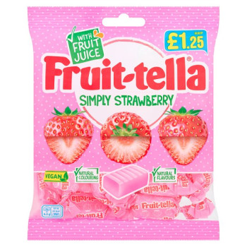 Fruit-tella Simply Strawberry 135g (12 x 135g)