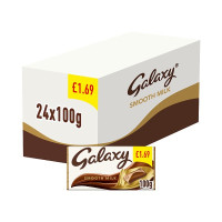 Galaxy Smooth Milk Chocolate Bar 100g (24 x 100g)