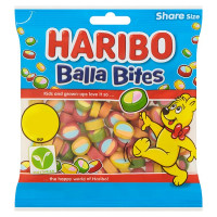 HARIBO Balla Bites Chewy Sweets Sharing Bag 140g (12 x 140g)
