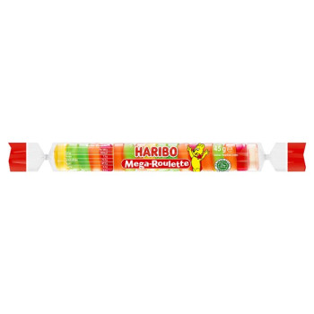 HARIBO Mega-Roulette Jelly Fruit Sweets Fun Size Pack 45g (40 x 45g)