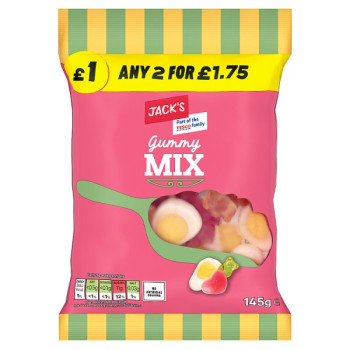 Jack's Gummy Mix 145g (10 x 140g)