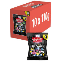 Maynards Bassetts Liquorice Allsorts Candy 110g (10 x 110g)