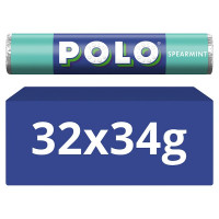 POLO® Spearmint Mint Tube 34g (32 x 36g)