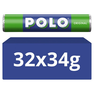 Polo Original Mint Tube 34g (32 x 33.4g)