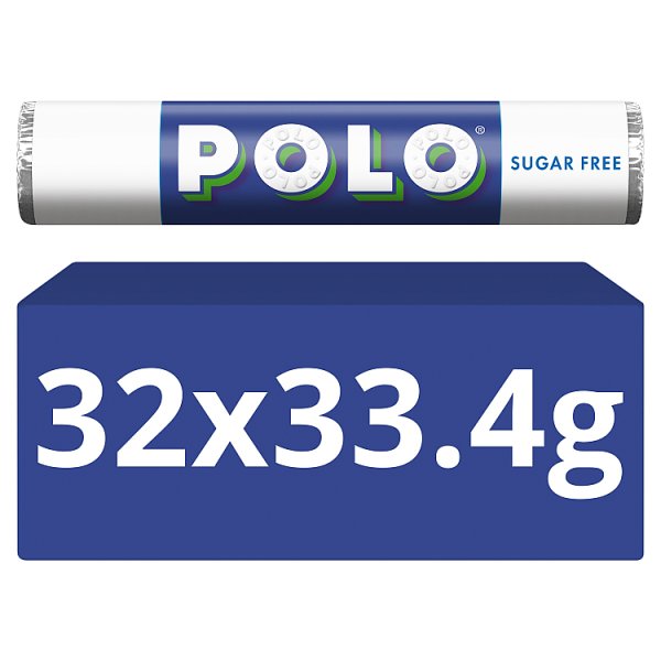 Polo Sugar Free Mint Tube 33.4g (32 x 33.4g)
