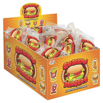 Rose Gummy Burgers Assorted Fruit Flavours 24 x 32g (768g) (24 x 32g)