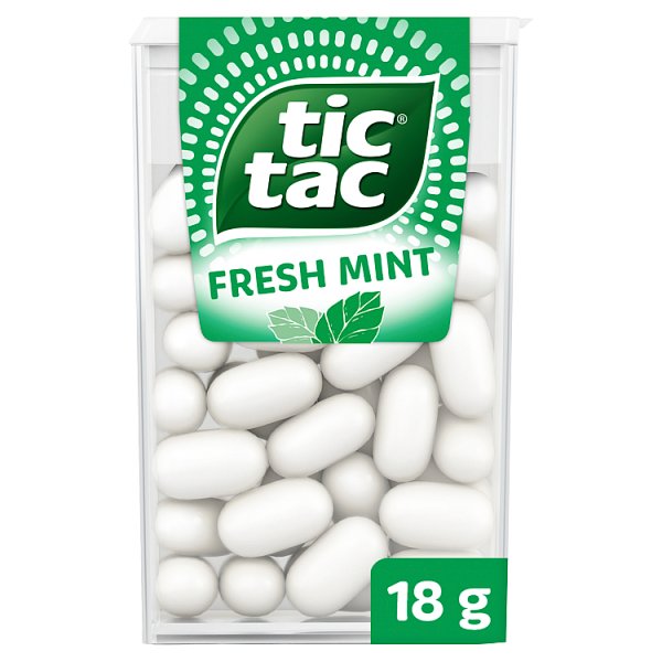 Tic Tac Fresh Mint Sweets 18g (24 x 18g)