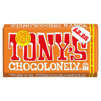 Tony's Chocolonely Milk Caramel Sea Salt 90g (21 x 90g)