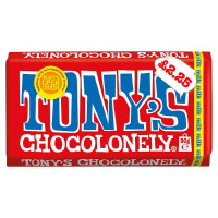 Tony's Chocolonely Milk Chocolate 90g (21 x 90g)