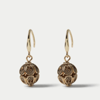 M&S Filigree Fishhook Earrings