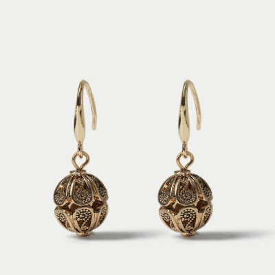 M&S Filigree Fishhook Earrings