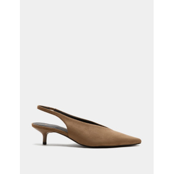 M&S Kitten Heel Pointed Slingback Shoes