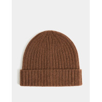Pure Cashmere Knitted Beanie Hat