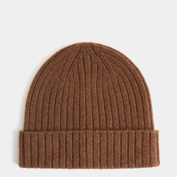 Pure Cashmere Knitted Beanie Hat
