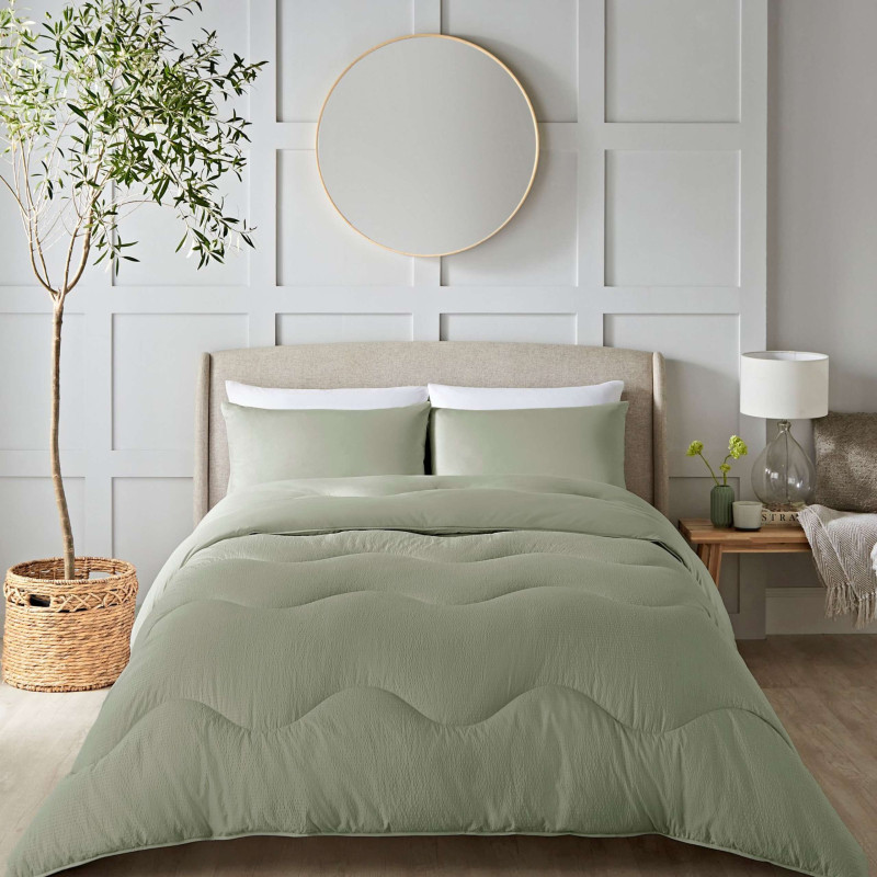 Seersucker 10.5 Tog Coverless Duvet Set