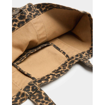 M&S Canvas Leopard Print Tote Bag M&S Canvas Leopard Print Tote Bag