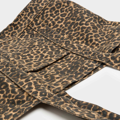 M&S Canvas Leopard Print Tote Bag