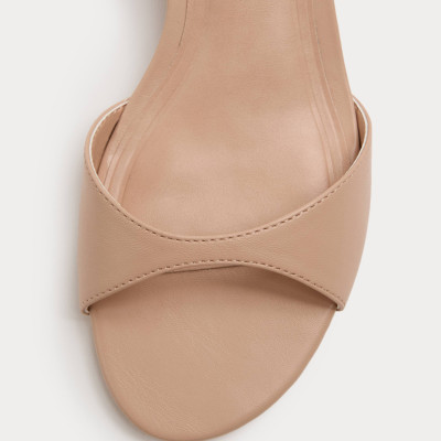 M&S Ankle Strap Kitten Heel Peep Toe Sandals