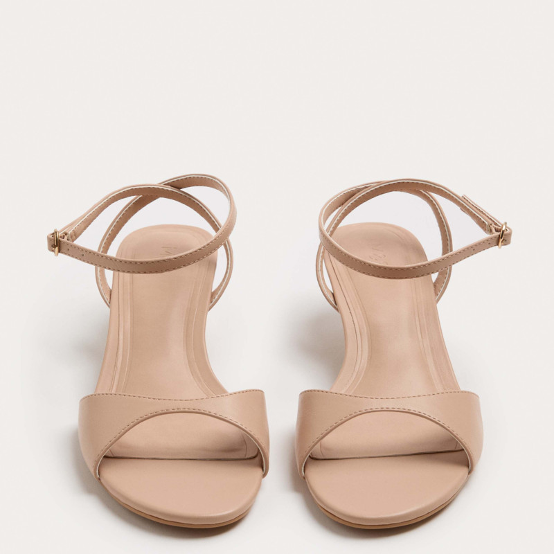 M&S Ankle Strap Kitten Heel Peep Toe Sandals