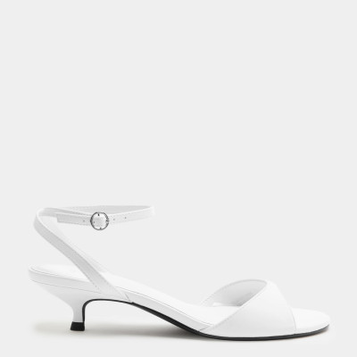 M&S Ankle Strap Kitten Heel Peep Toe Sandals