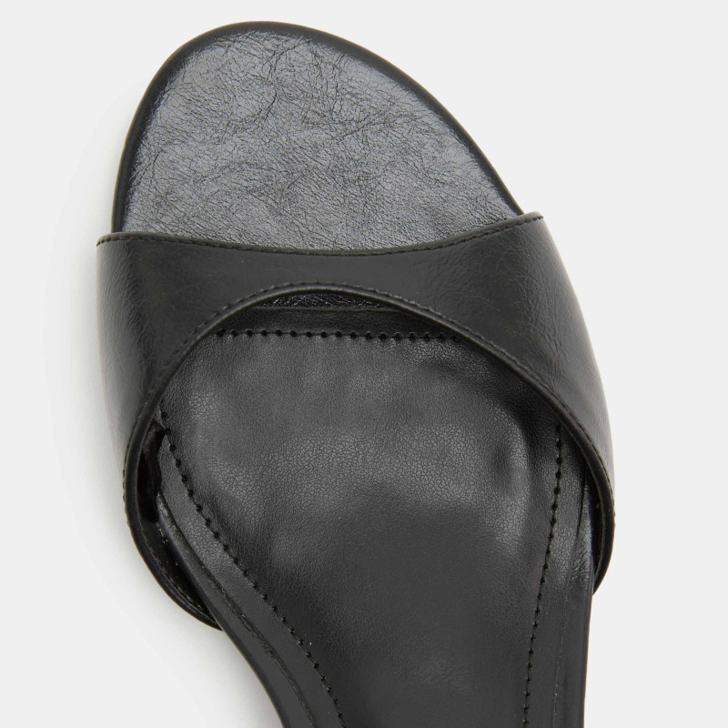 M&S Ankle Strap Kitten Heel Peep Toe Sandals