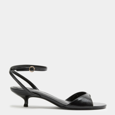 M&S Ankle Strap Kitten Heel Peep Toe Sandals