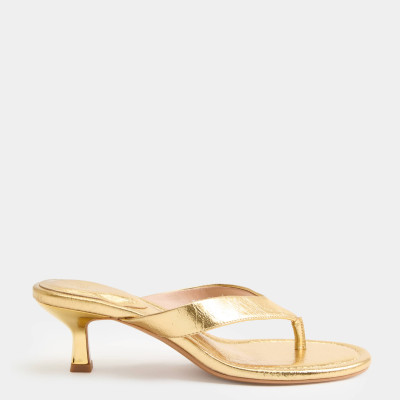 M&S Kitten Heel Toe Post Sandals
