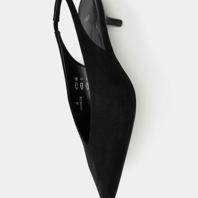 M&S Kitten Heel Pointed Slingback Shoes
