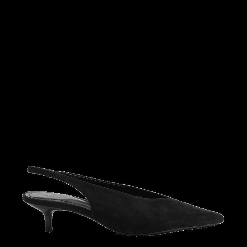 M&S Kitten Heel Pointed Slingback Shoes