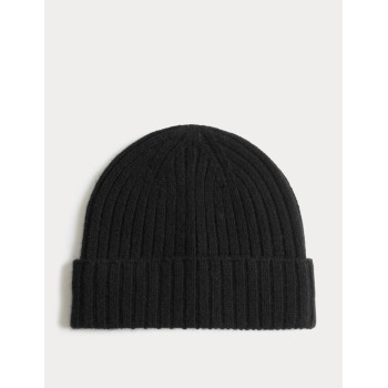 Pure Cashmere Knitted Beanie Hat