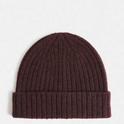 Pure Cashmere Knitted Beanie Hat