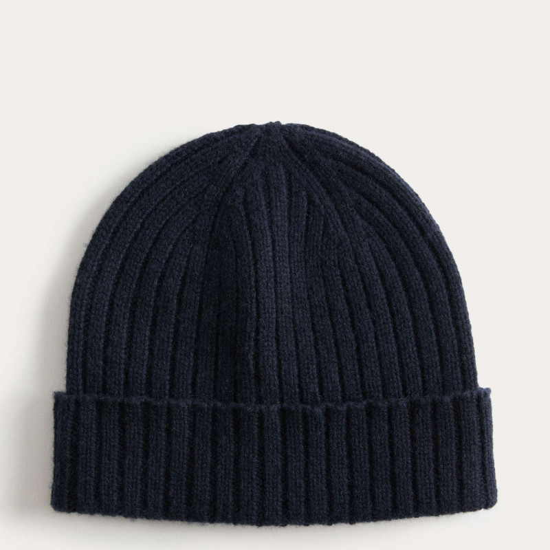 Pure Cashmere Knitted Beanie Hat