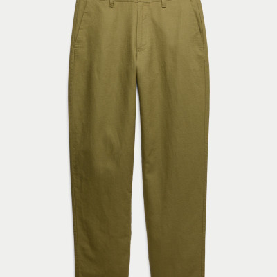 Regular Fit Linen Blend Chinos