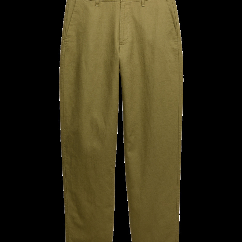 Regular Fit Linen Blend Chinos