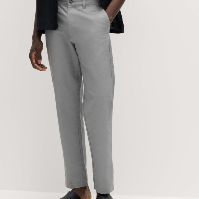 Regular Fit Linen Blend Chinos