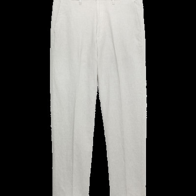 Regular Fit Linen Blend Chinos