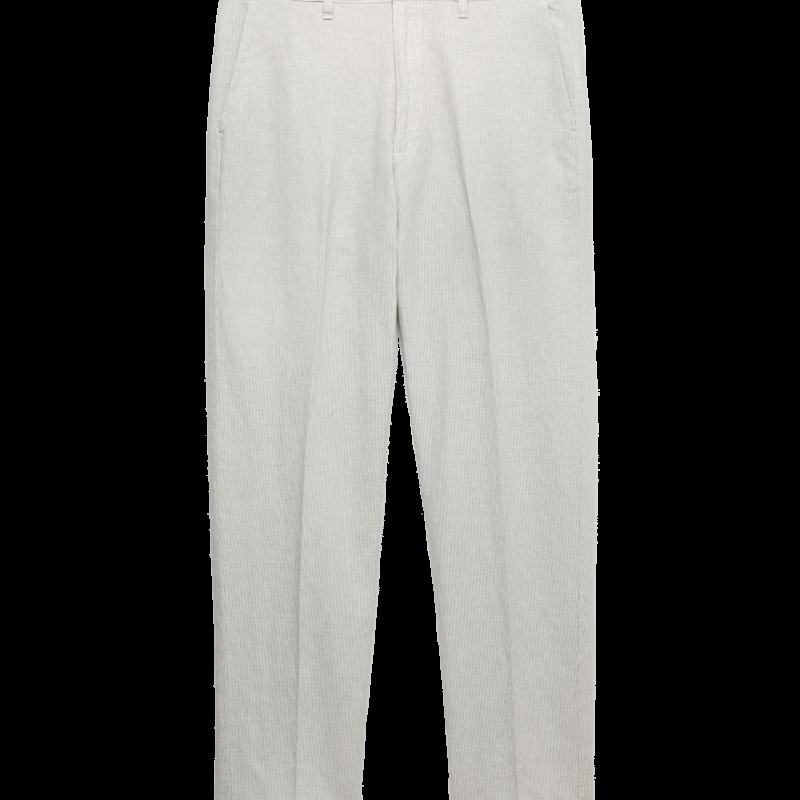 Regular Fit Linen Blend Chinos